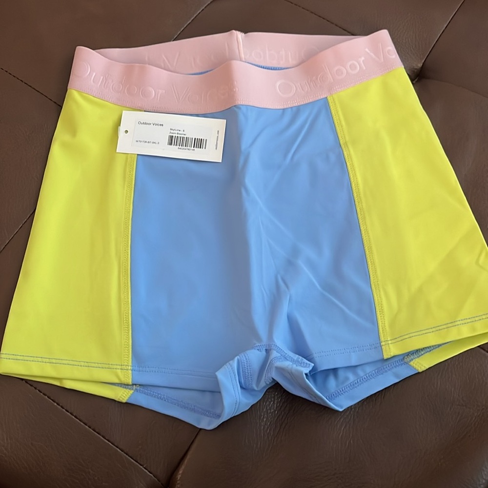 NWT Outdoor Voices small Zoom Bloomer shorts - Picture 5 of 9